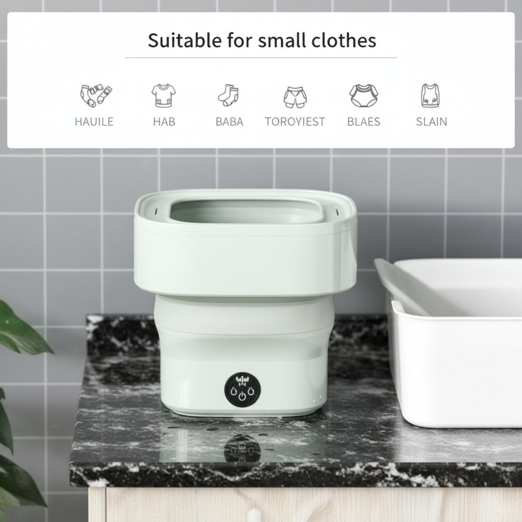 Foldable Mini Laundry Machine